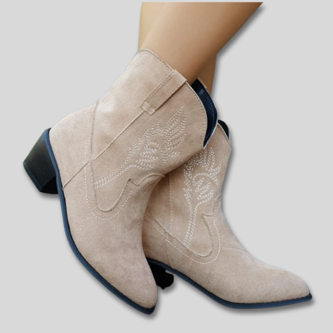 Zephyra - Bottes de Cowboy Classiques Brodées