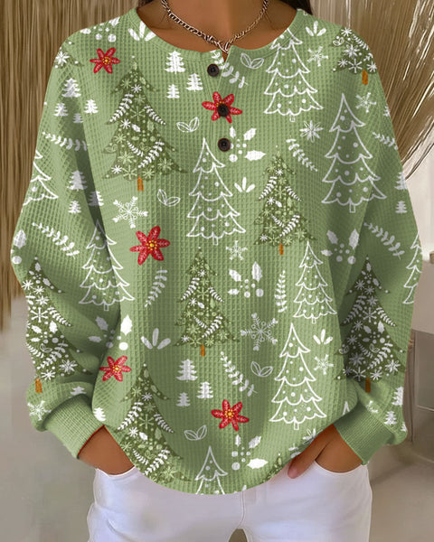 Ingrid™ - Pull avec design de sapin de Noël