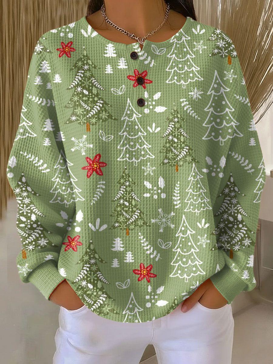 Ingrid™ - Pull avec design de sapin de Noël