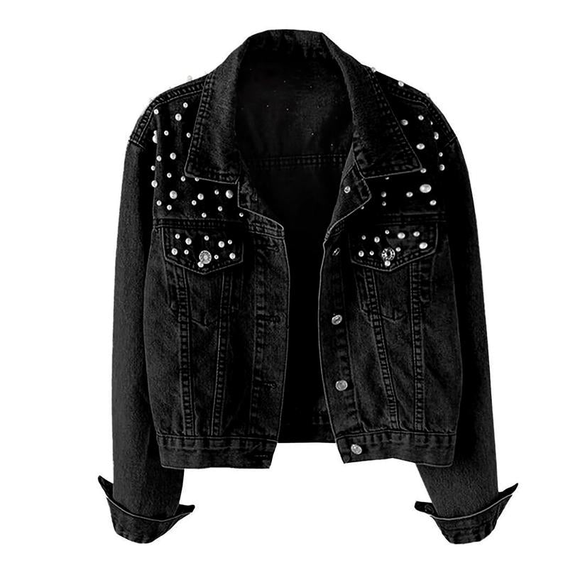 VALERIE™ - Veste courte vintage brodée de perles