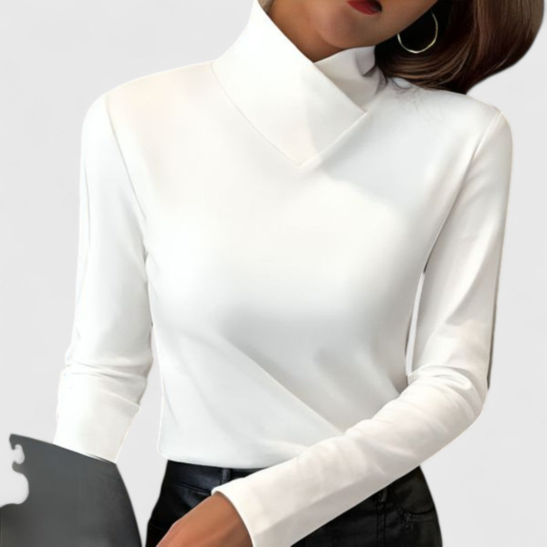 Clair | Pull Col Roulé Élégant