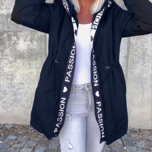 Hoodie Noir avec Imprimé "Passion🖤"