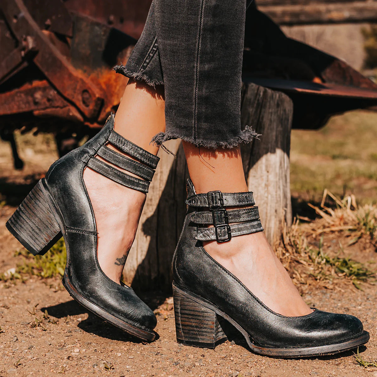 Ginevra™ | Talons à Multi-Sangles avec Talon Épais
