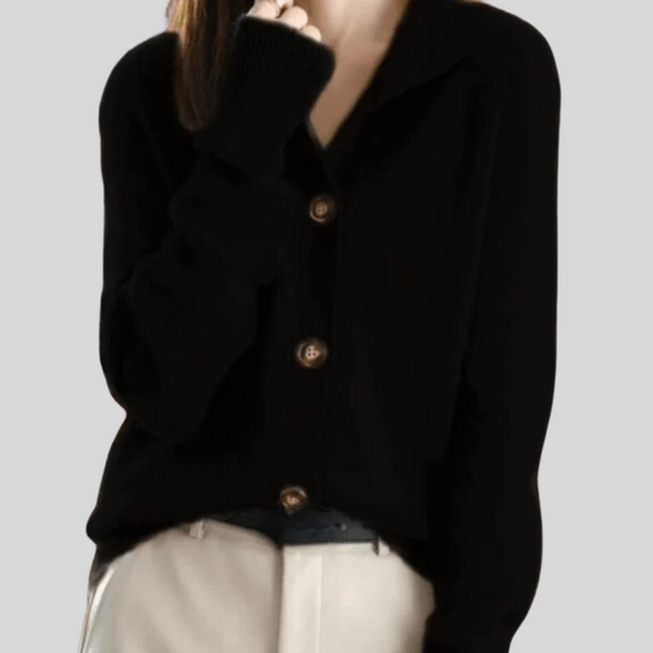 Claire | Cardigan en Cachemire de Style Rétro