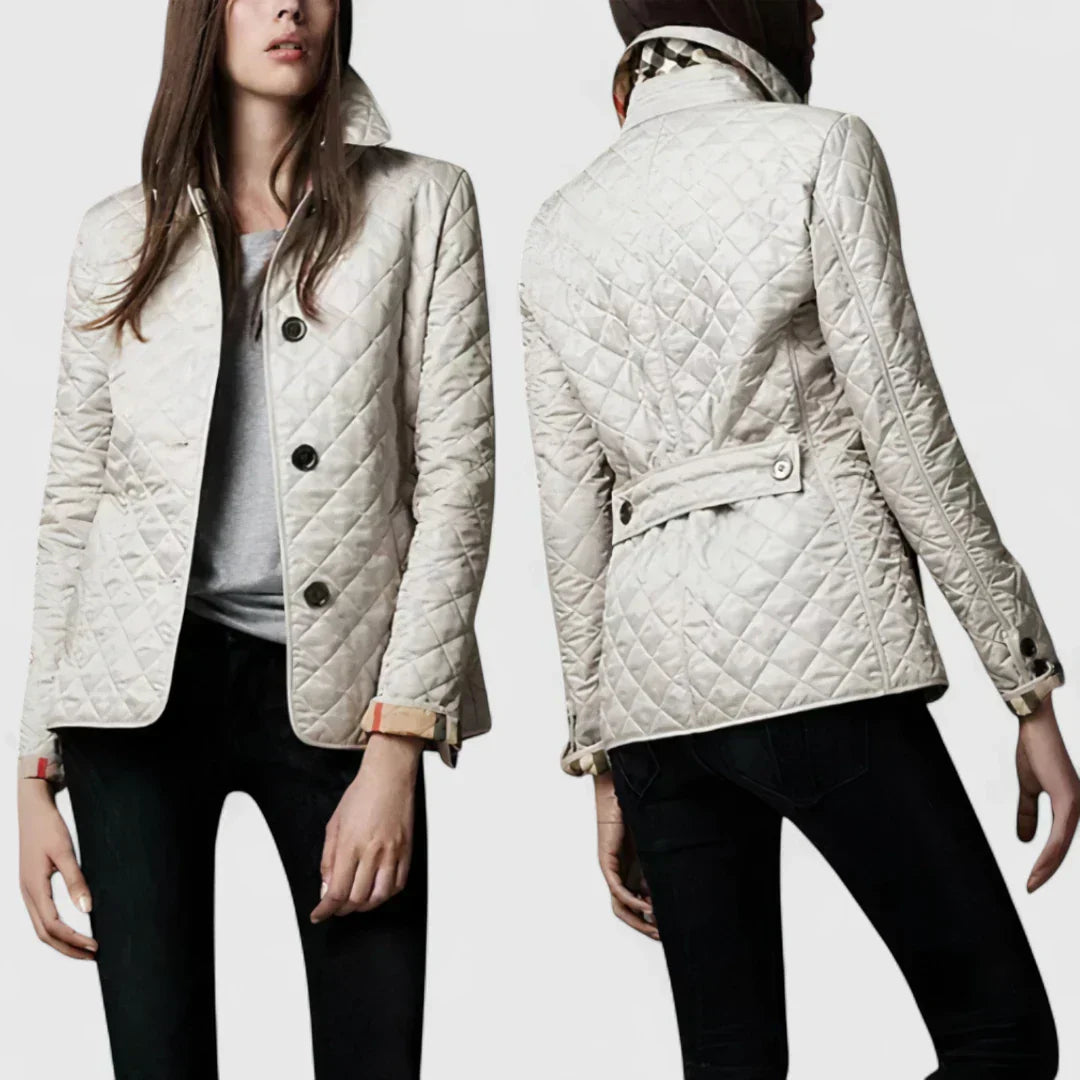 Olivia – Veste Matelassée en Diamant