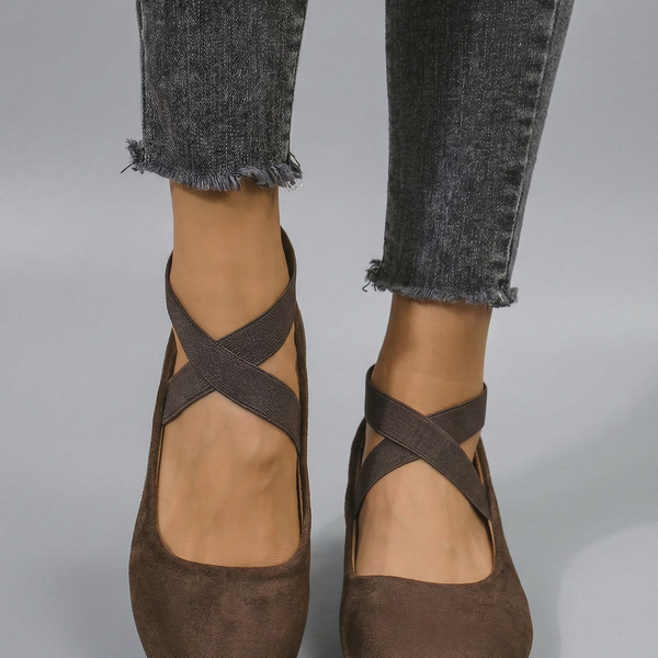 Calerinne | Closed Wedge Ballerina Shoes
