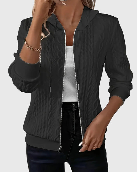 Mia | Sweat à capuche zippé confortable