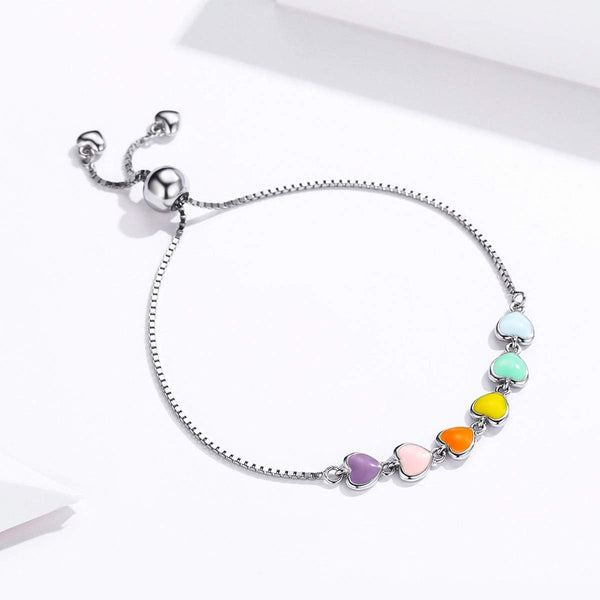 Silver Paw Print Bracelet – Adjustable Fit