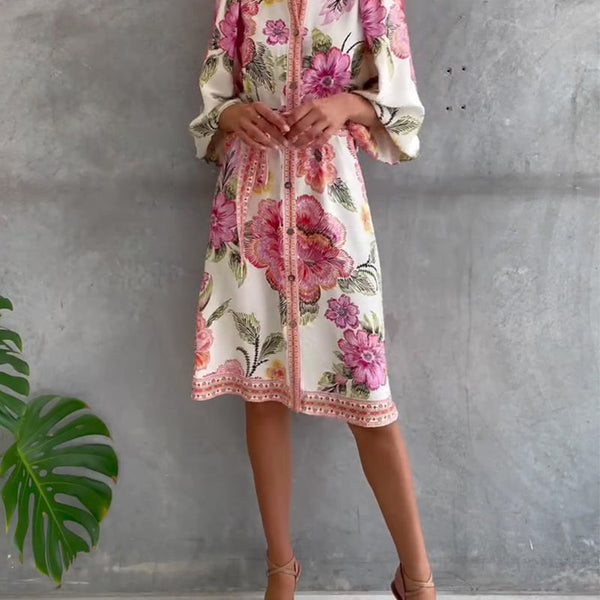 Clara Printed Dress