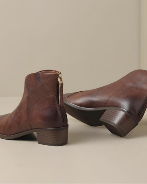 Camille | Bottes de Luxe à Talon Bas