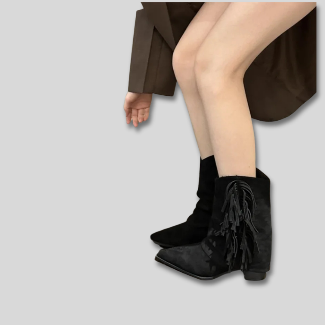 Solange - Bottes de Cowboy Western en Suède