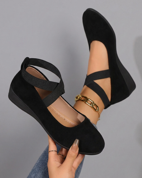 Calerinne | Closed Wedge Ballerina Shoes
