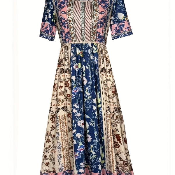 Evelyn | Elegant Bohemian Maxi Dress