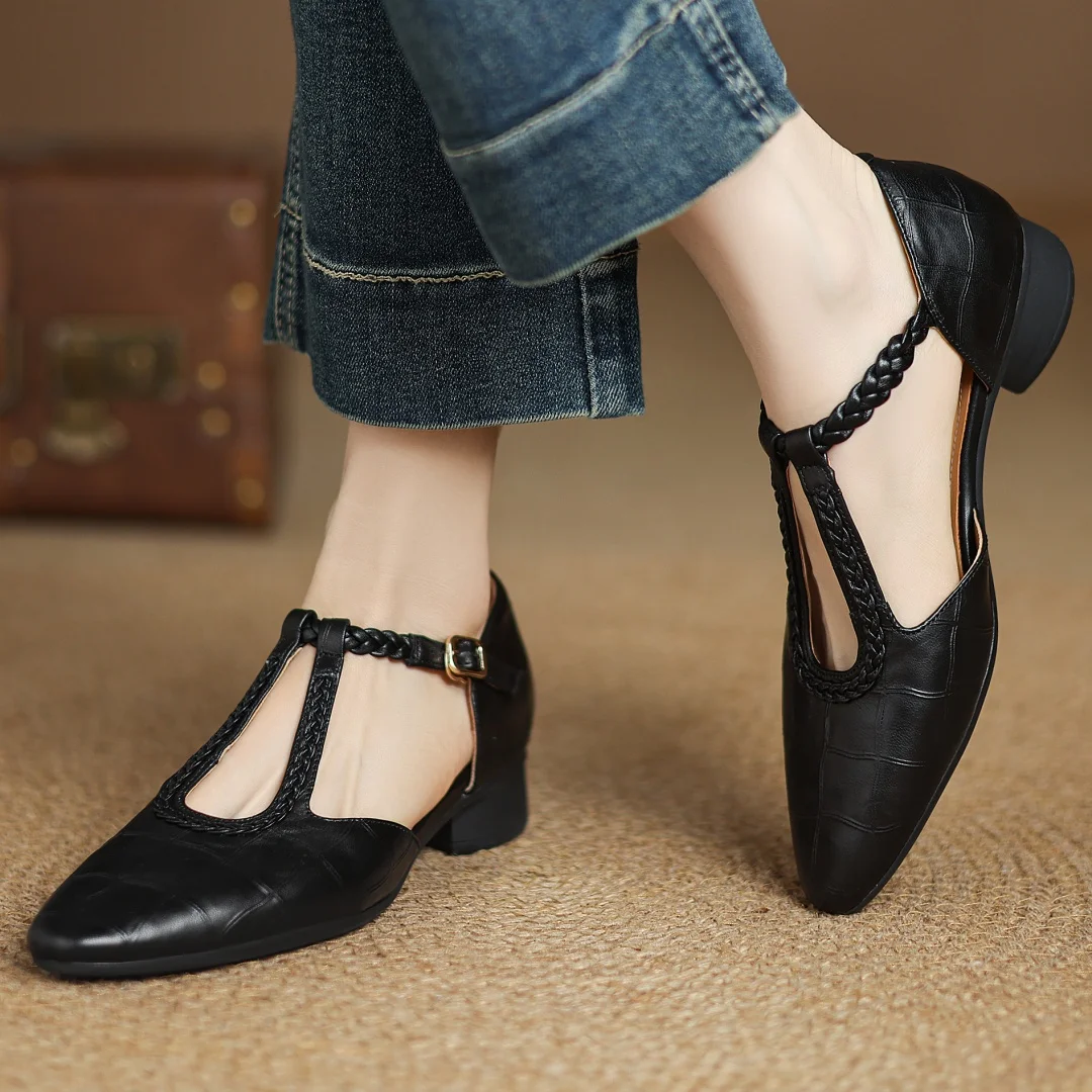 Lida | Kepa Cuir Mary Janes