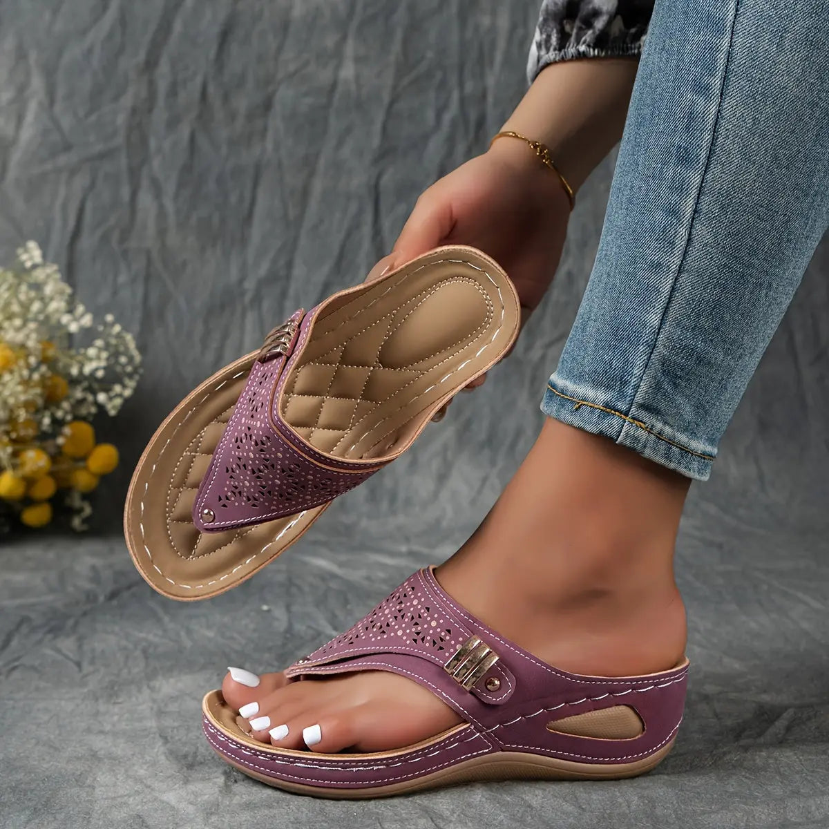 Élodie - Kile-heeled sandals for women