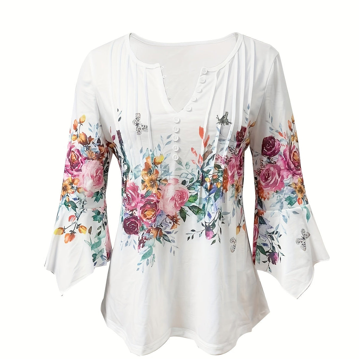 Janet Elegance Bloom Tunic