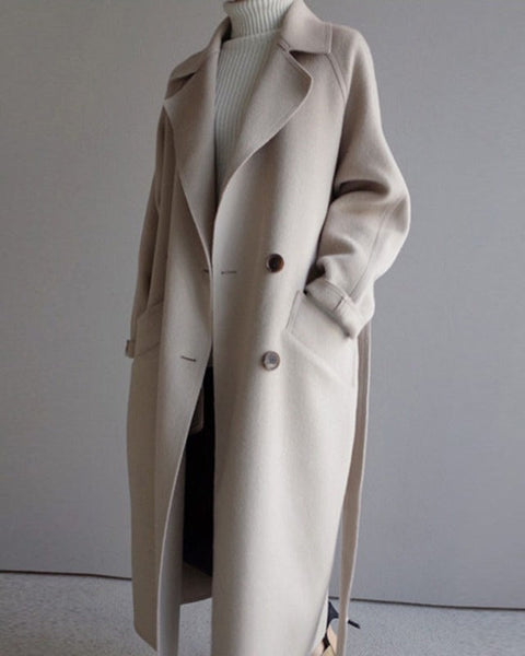 Cleo | Long Wool Coat for Women