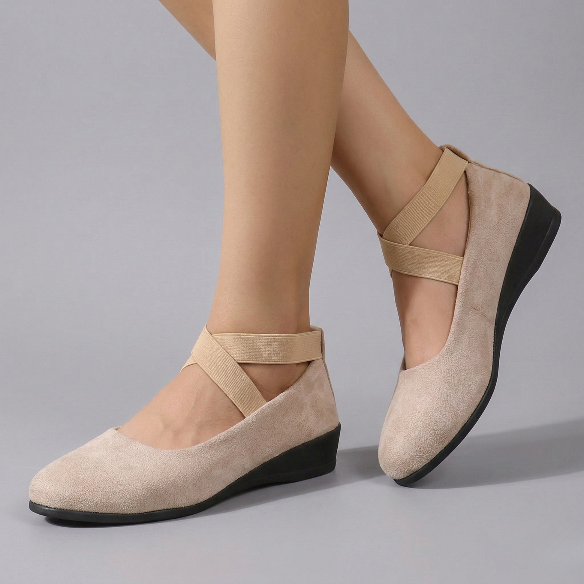 Calerinne | Closed Wedge Ballerina Shoes