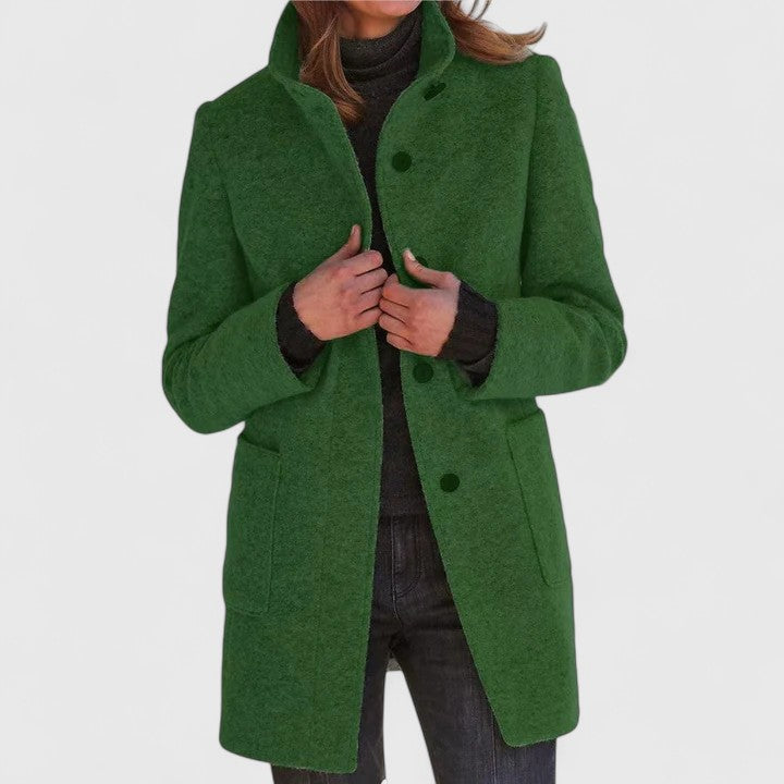 Elena – Manteau classique en mélange de laine