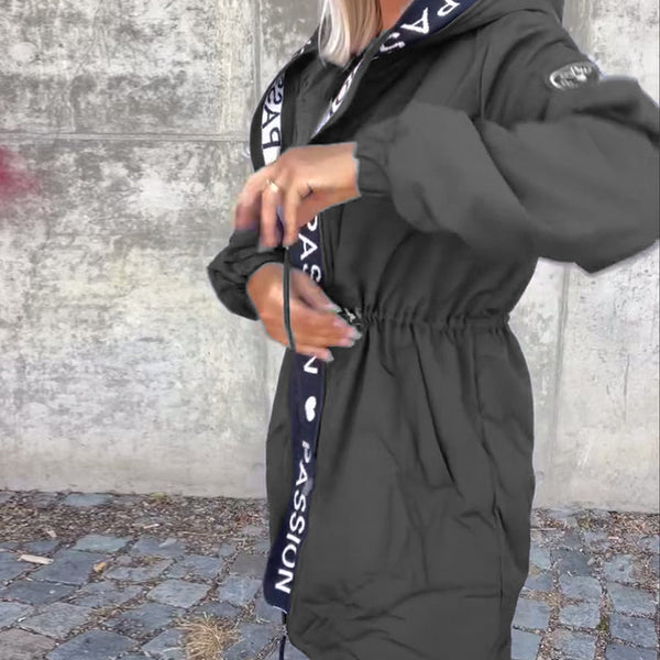 Hoodie Noir avec Imprimé "Passion🖤"