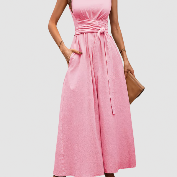 Clara | Elegant Sleeveless Maxi Dress