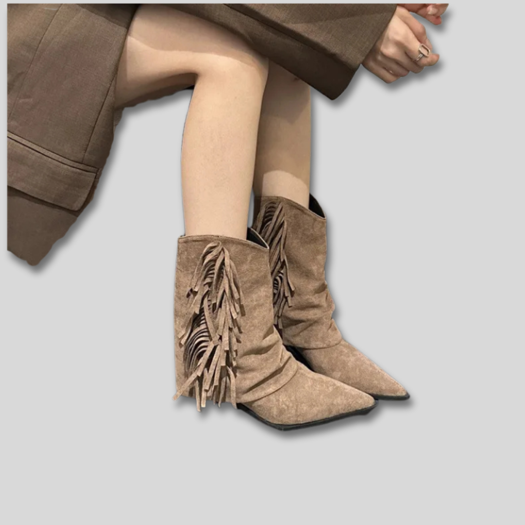 Solange - Bottes de Cowboy Western en Suède