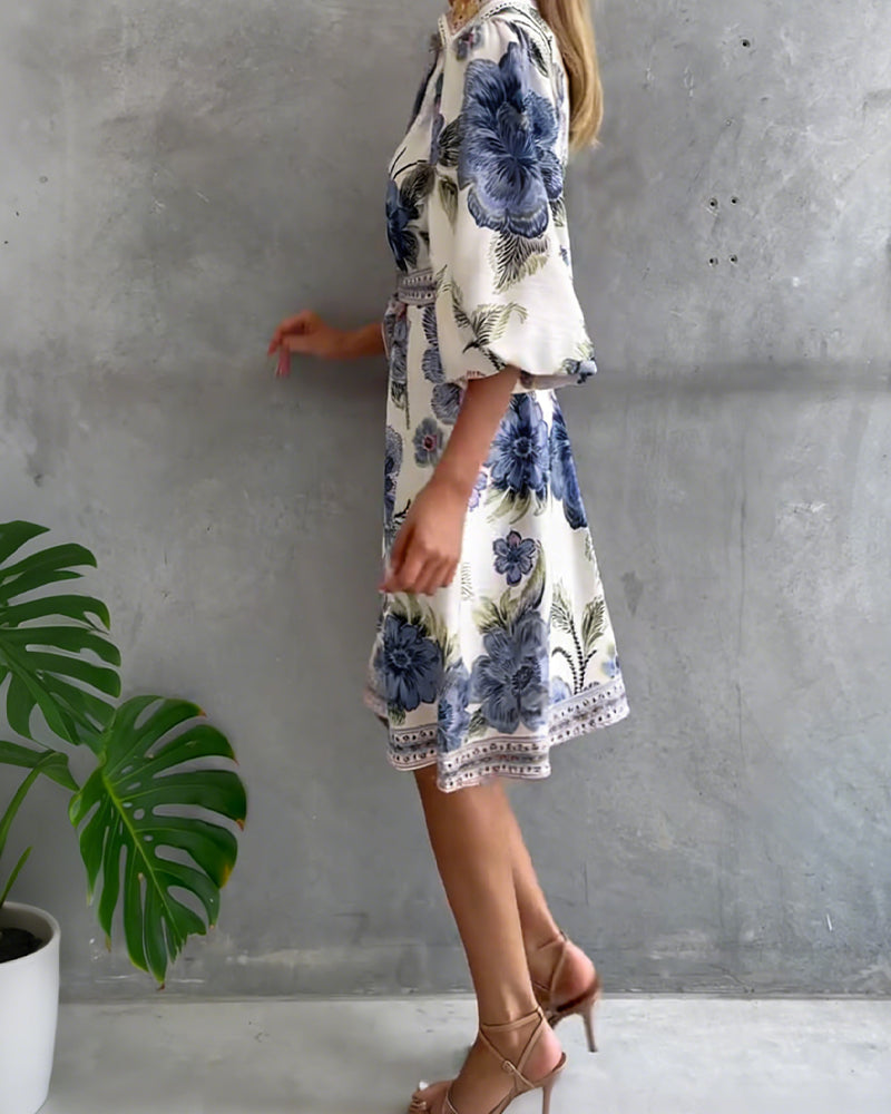 Clara Printed Dress