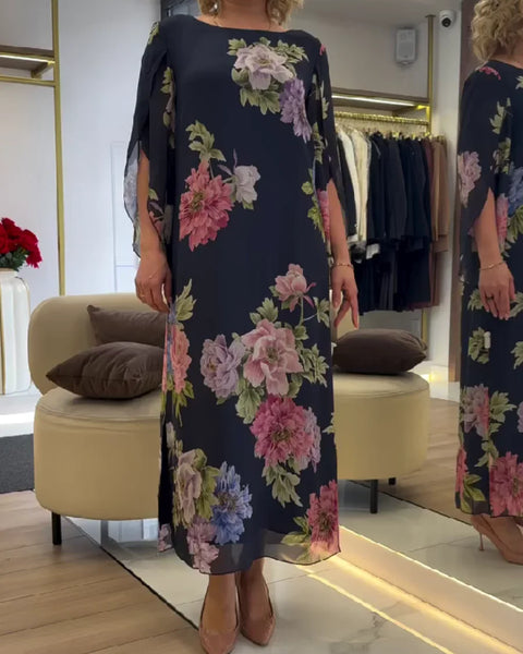 Yael – Robe Maxi à Motif Floral