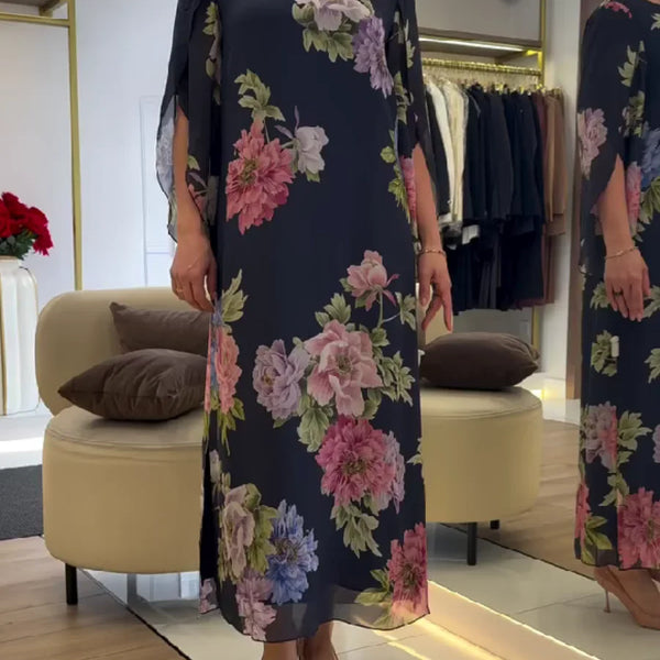 Yael – Robe Maxi à Motif Floral