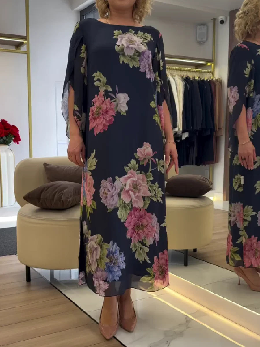 Yael – Robe Maxi à Motif Floral