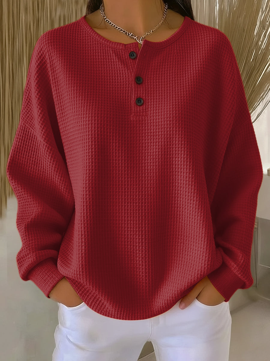 Anne™ - Sweat-shirt décontracté avec col