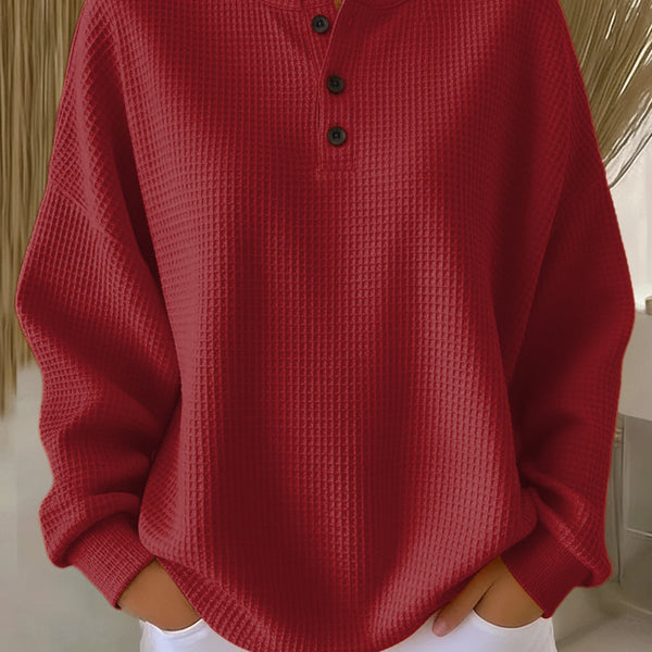 Anne™ - Sweat-shirt décontracté avec col
