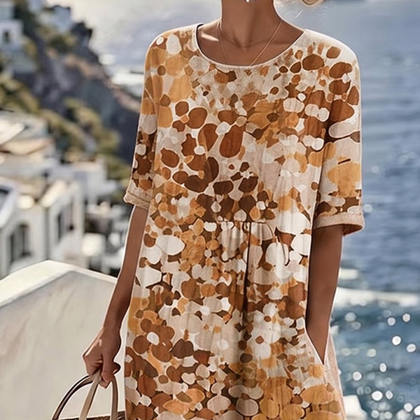 Emma Floral Pocket Midi Dress
