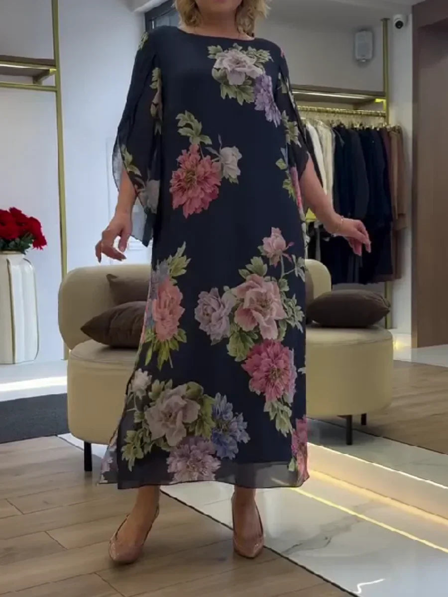 Yael – Robe Maxi à Motif Floral