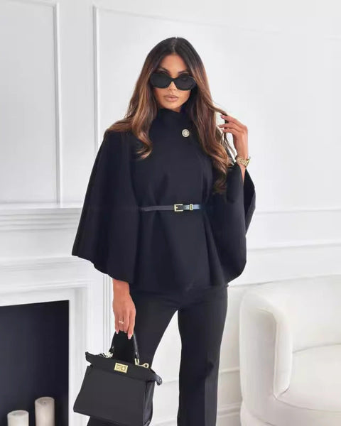 LEA - Veste Papillon Chic avec Ceinture