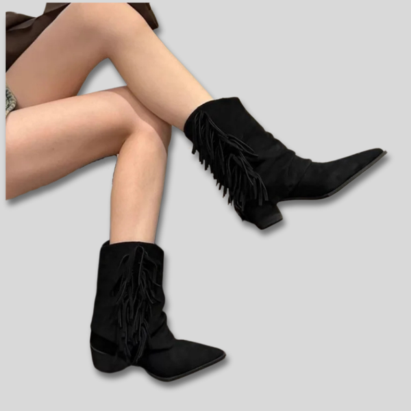 Solange - Bottes de Cowboy Western en Suède