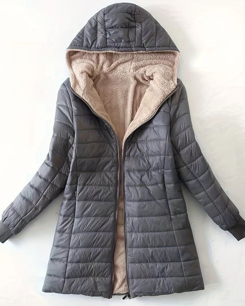 Michèle | Manteau Long Imperméable et Élégant