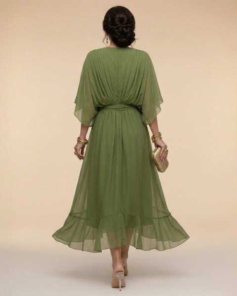 Sorena | Elegant V-Neck Maxi Dress