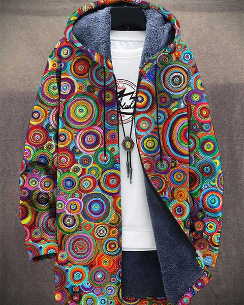 Henrik | Sweat à capuche Cercles Vifs