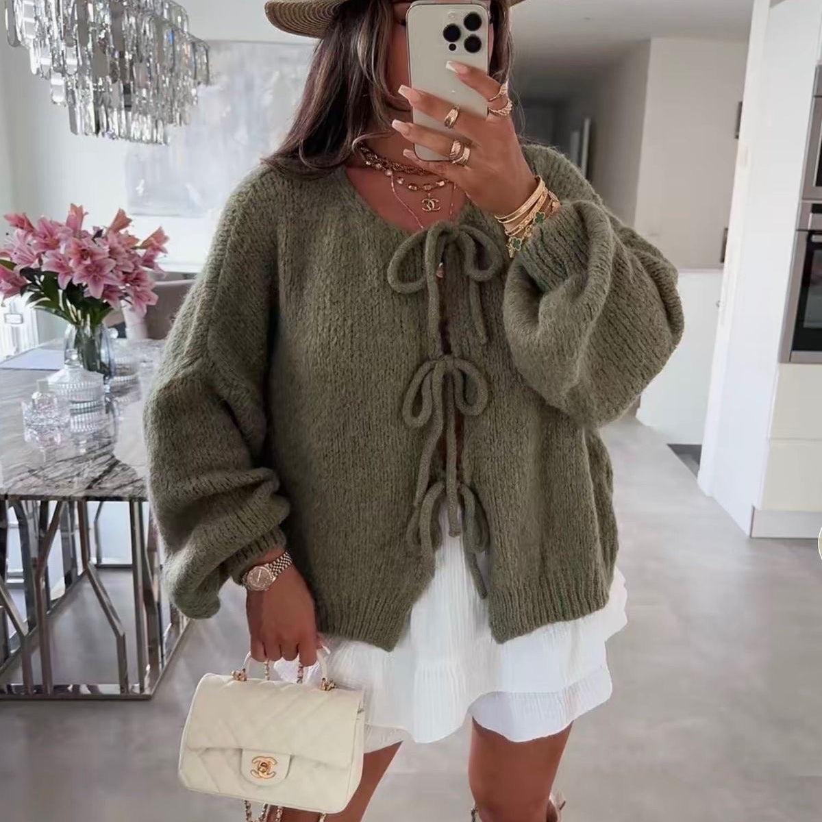 Adelie | Cardigan en Tricot
