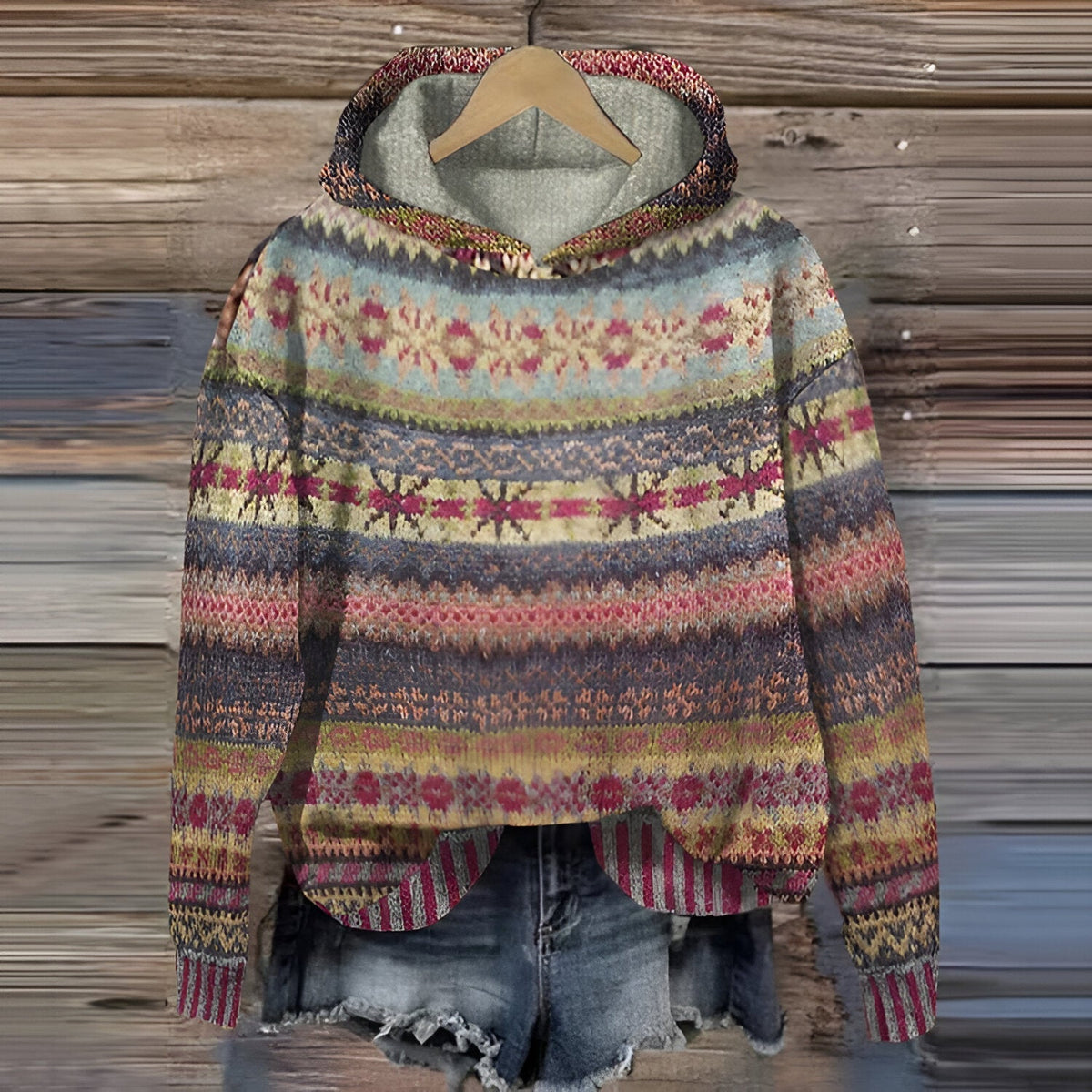 Nelly™ - Sweat à capuche vintage confortable