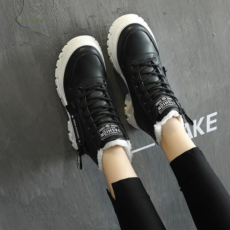 ASTRA™ | Bottes d'Hiver Douillettes avec Doublure en Fourrure