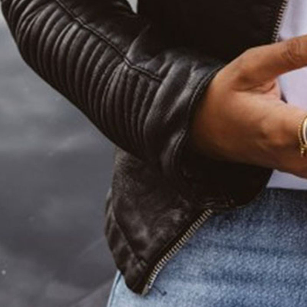 Sophie | Veste en Cuir Intemporelle