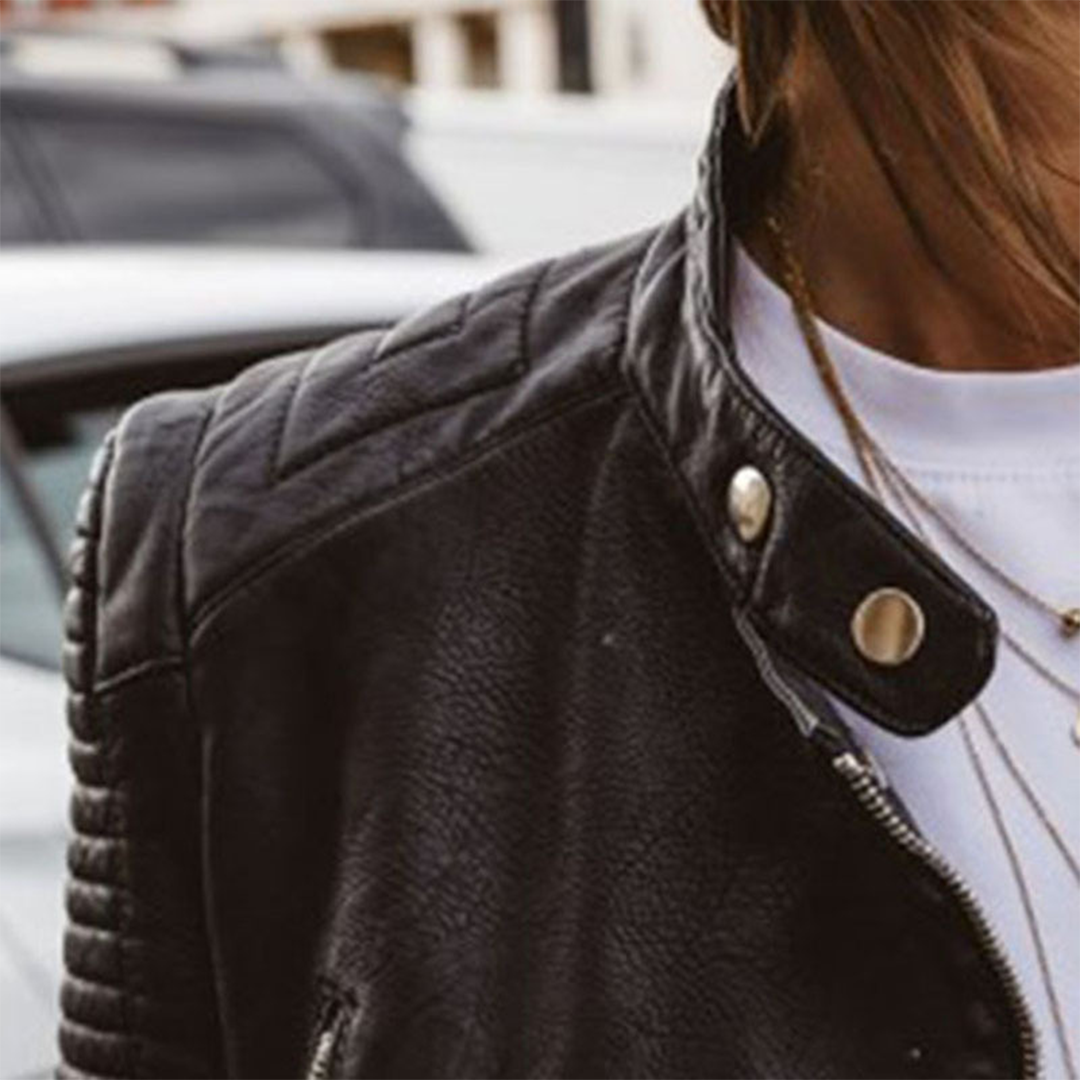 Sophie | Veste en Cuir Intemporelle