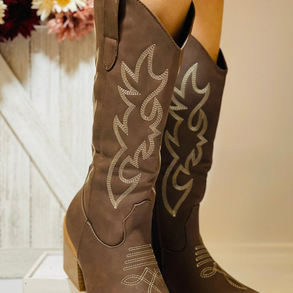 Bottes Western à Tige Haute Sienna Ridge™