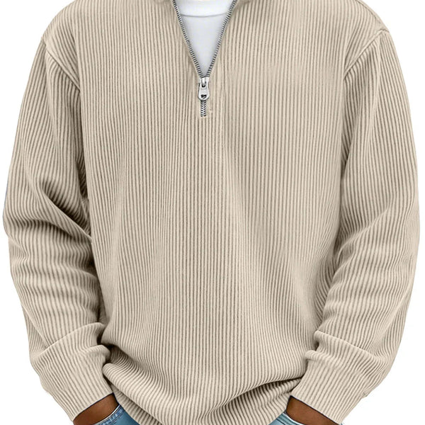 VALENCE | PULL ZIPPÉ CHALEUR LÉGÈRE POUR HOMMES