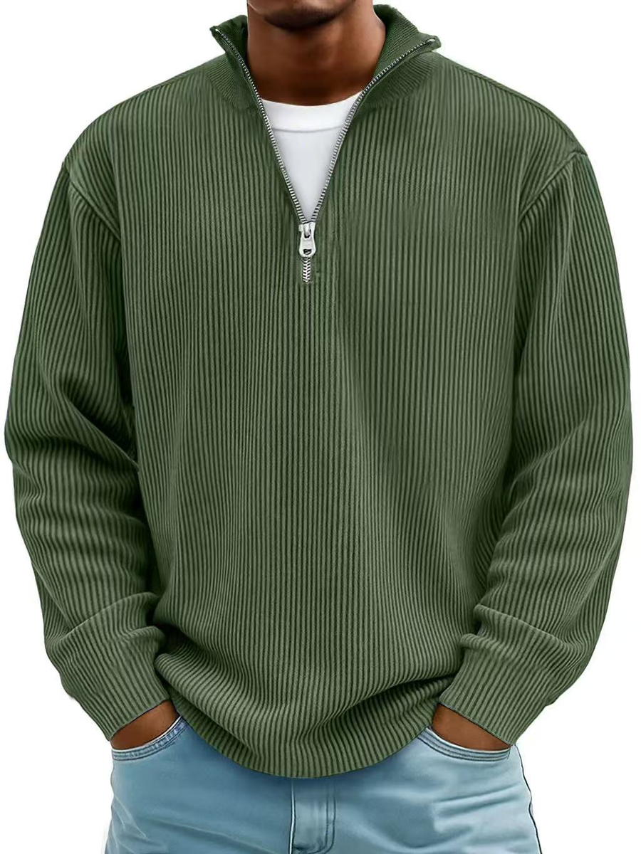 VALENCE | PULL ZIPPÉ CHALEUR LÉGÈRE POUR HOMMES