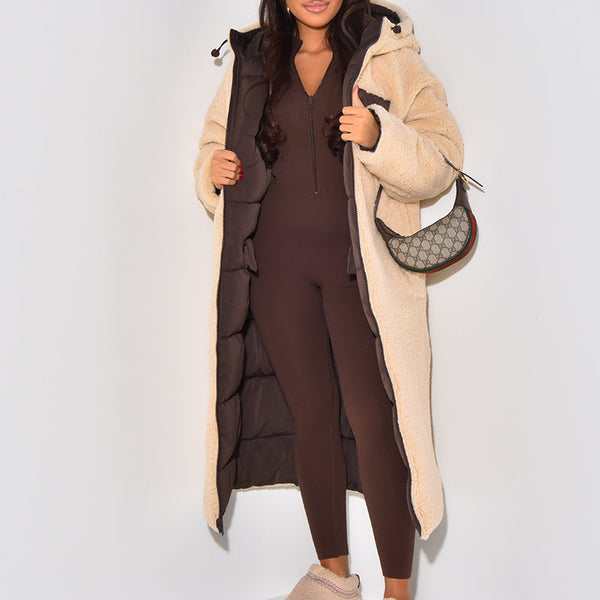 REVINA™ - Veste Longue Réversible