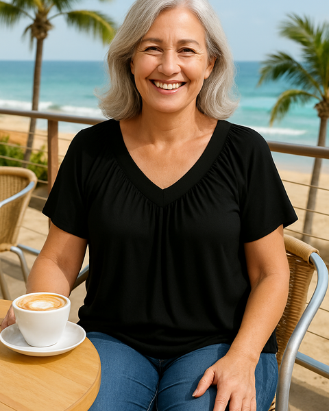 Maris| Luxe Comfort Top – Flattering Ease for Every Day (S-5XL)