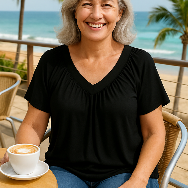 Maris| Luxe Comfort Top – Flattering Ease for Every Day (S-5XL)